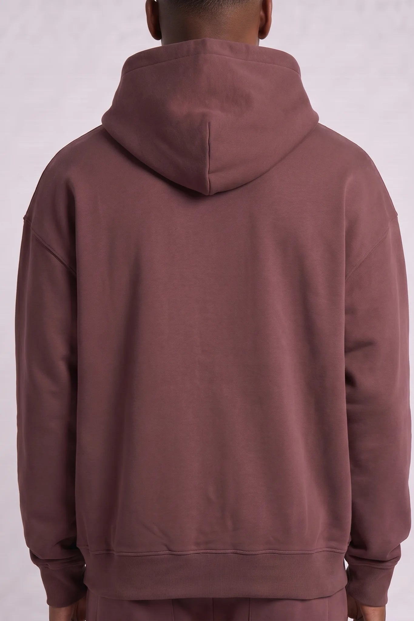 "Esntl 2.0" Relaxed Hoodie Brown