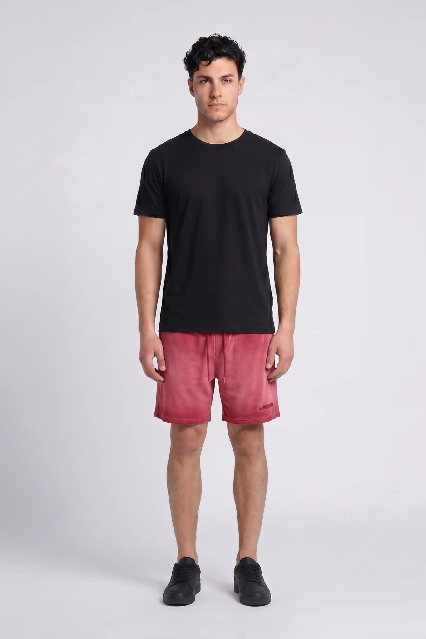 "Esntl 2.0" Vintage Shorts Red