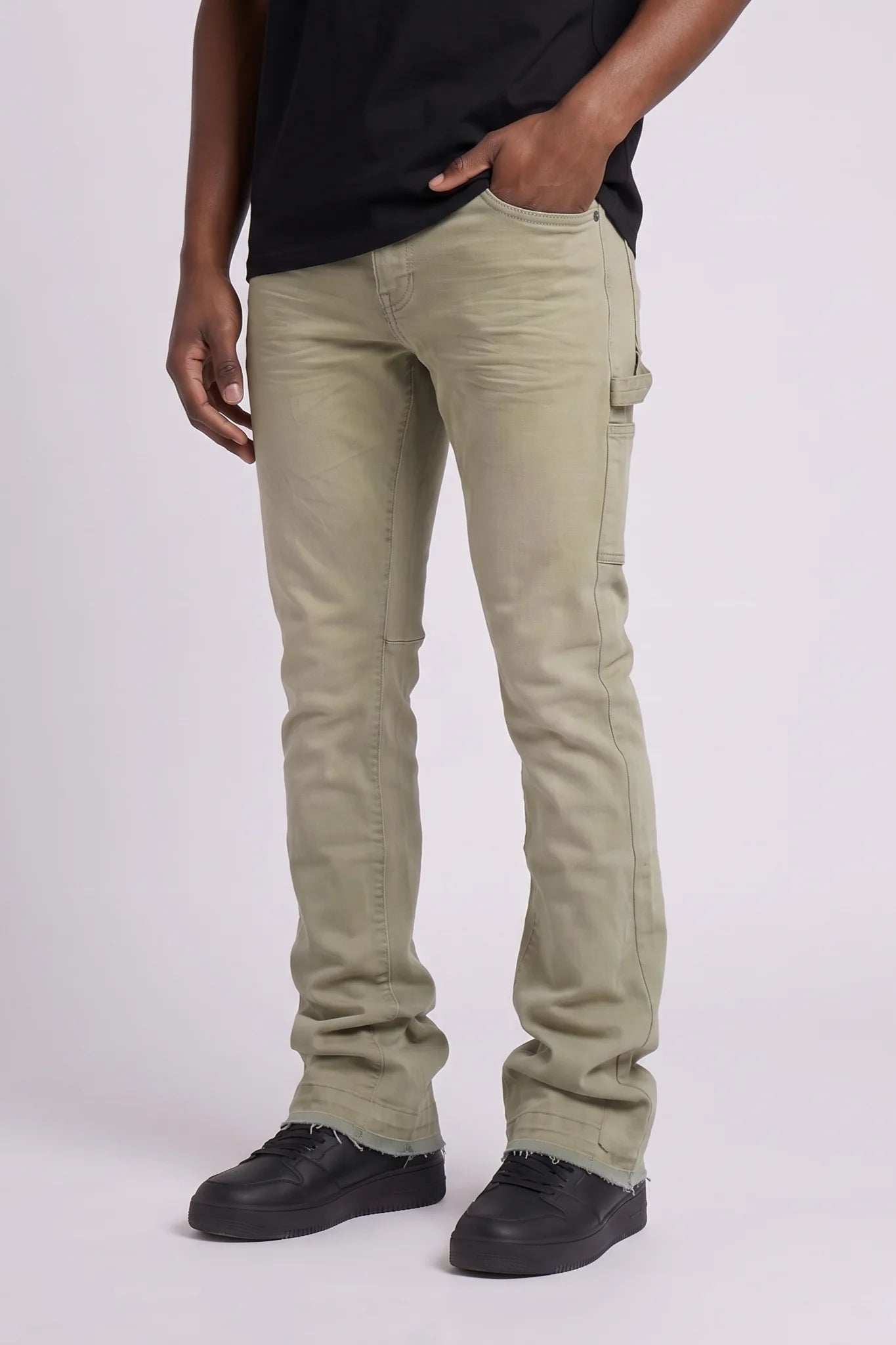 "New Fields" Stacked Jeans Light Vintage