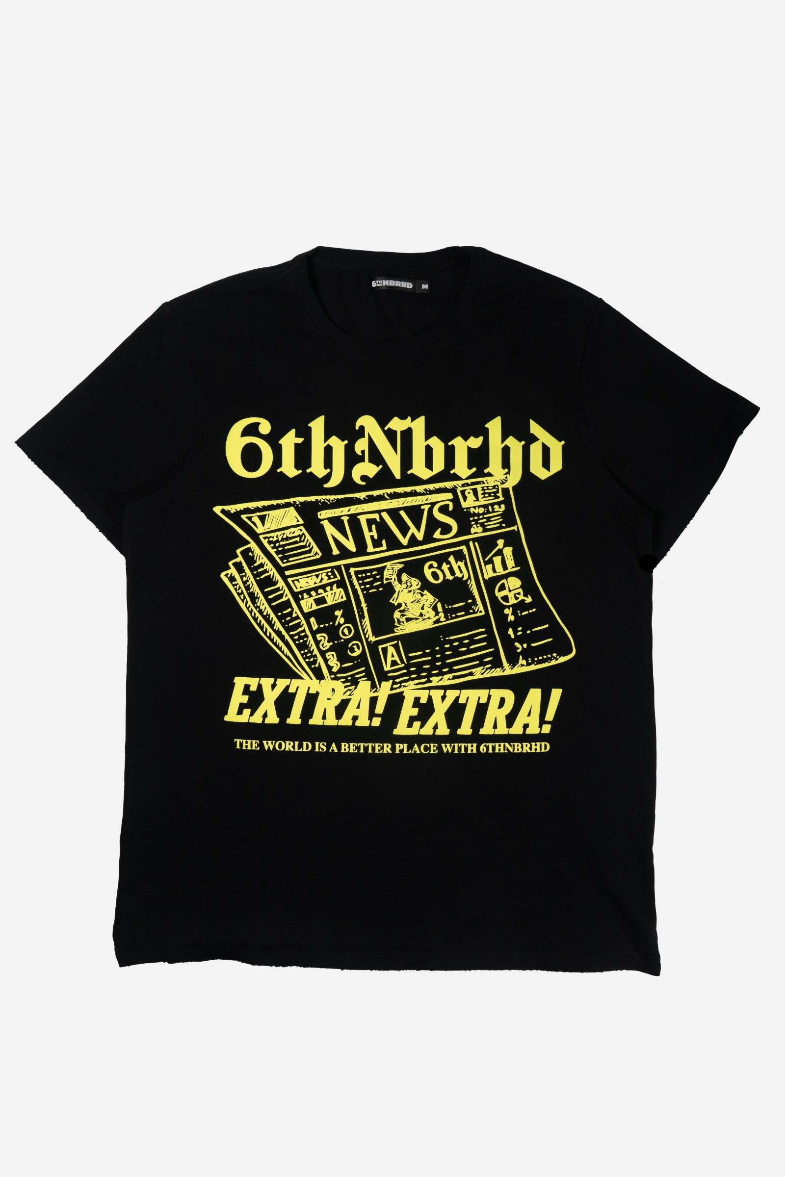 "Times" Graphic Tee Black