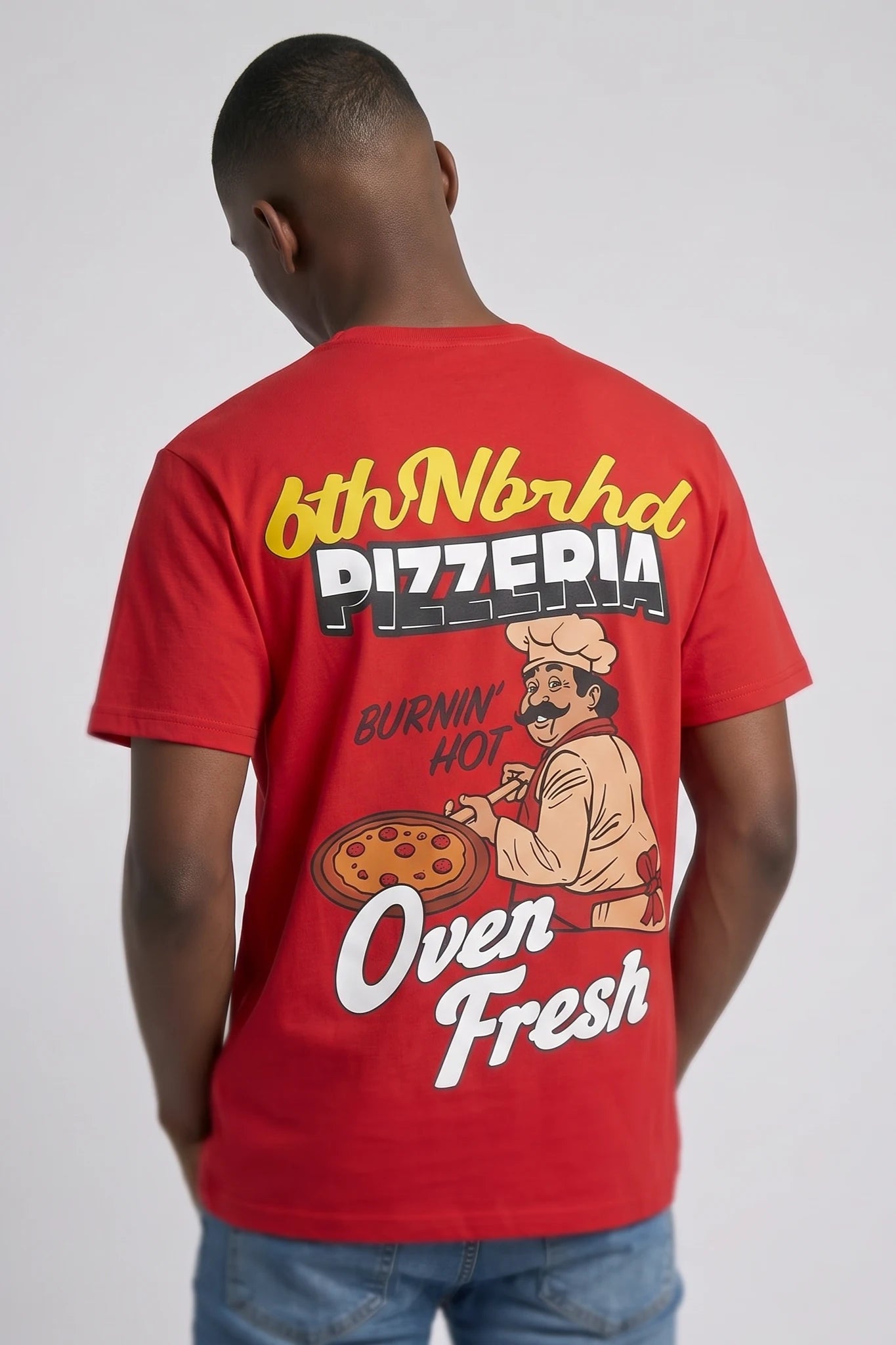 "Oven Fresh" Graphic Tee Red