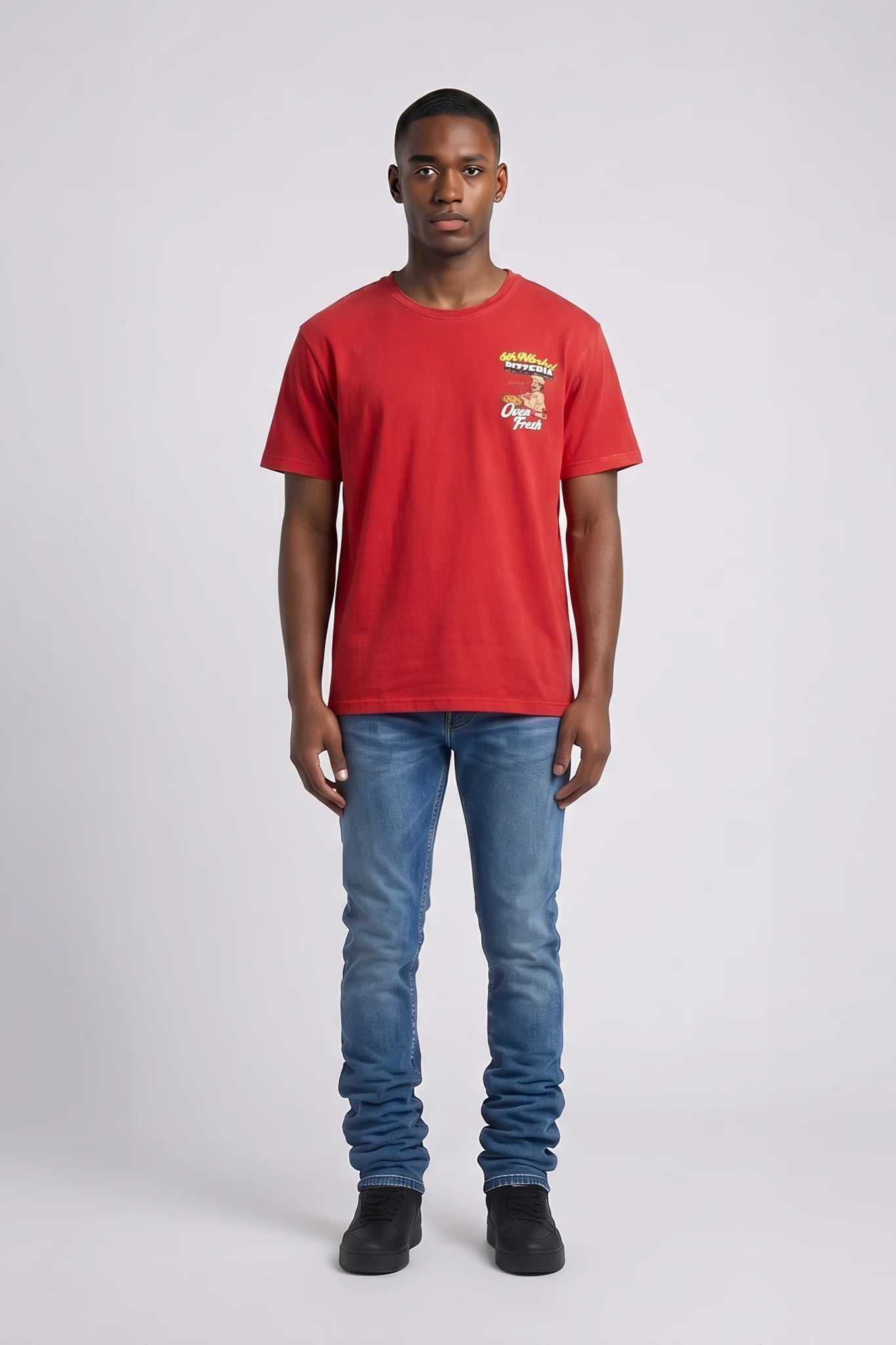 "Oven Fresh" Graphic Tee Red