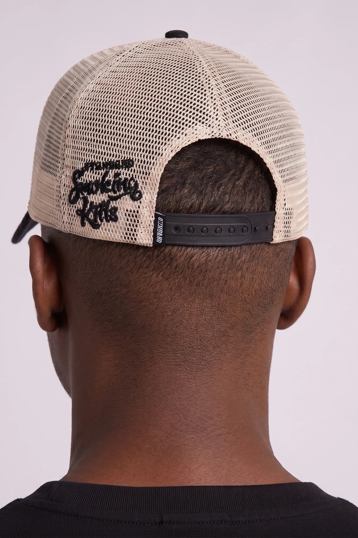 "Packs" Snapback Hat Cream