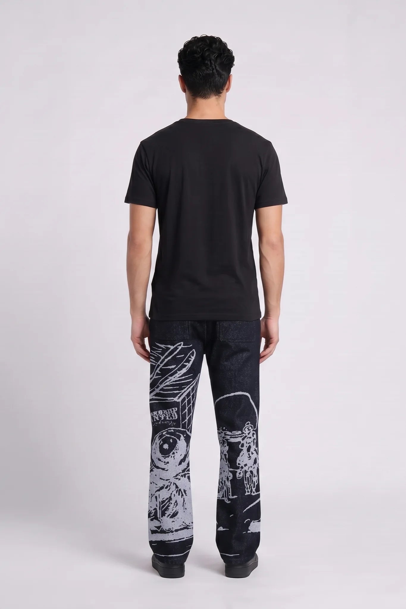 "Quickdraw" Tapestry Pants Black