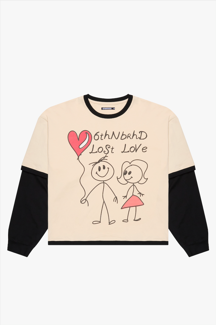 6thNBRHD TEE "DRAWING" CREAM