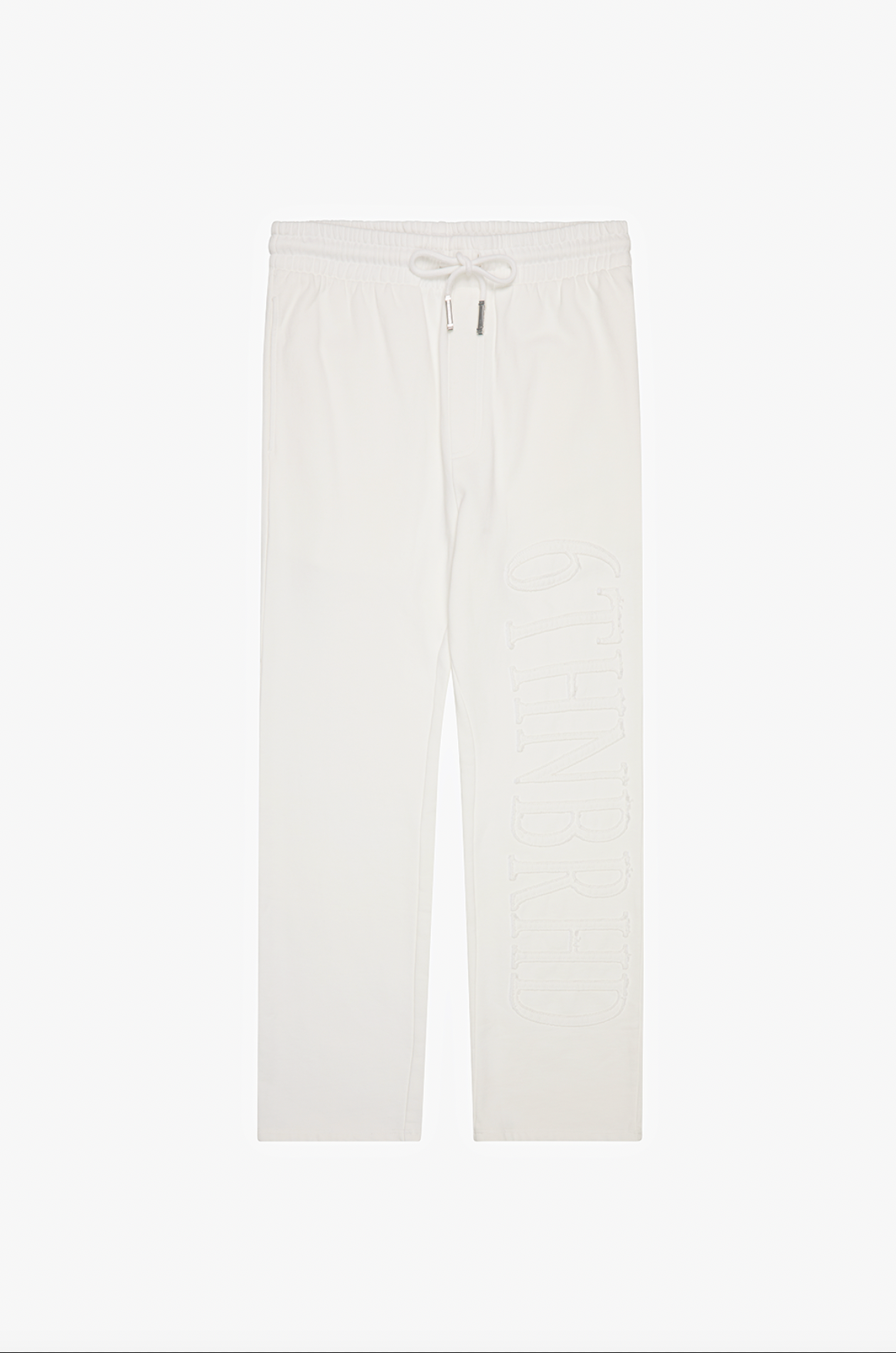 "MEMBER" RELAXED FIT PANTS - WHITE