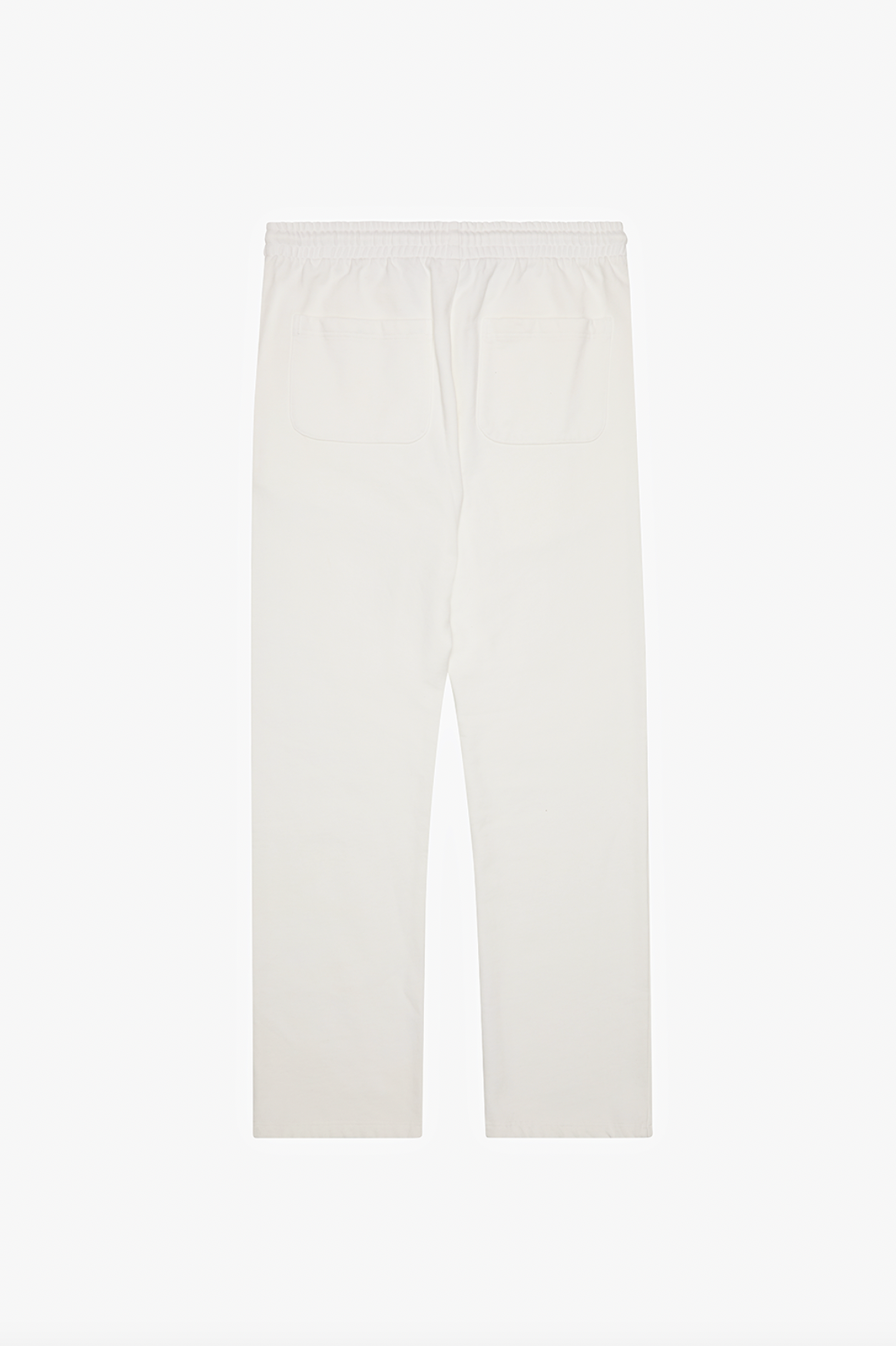 "MEMBER" RELAXED FIT PANTS - WHITE