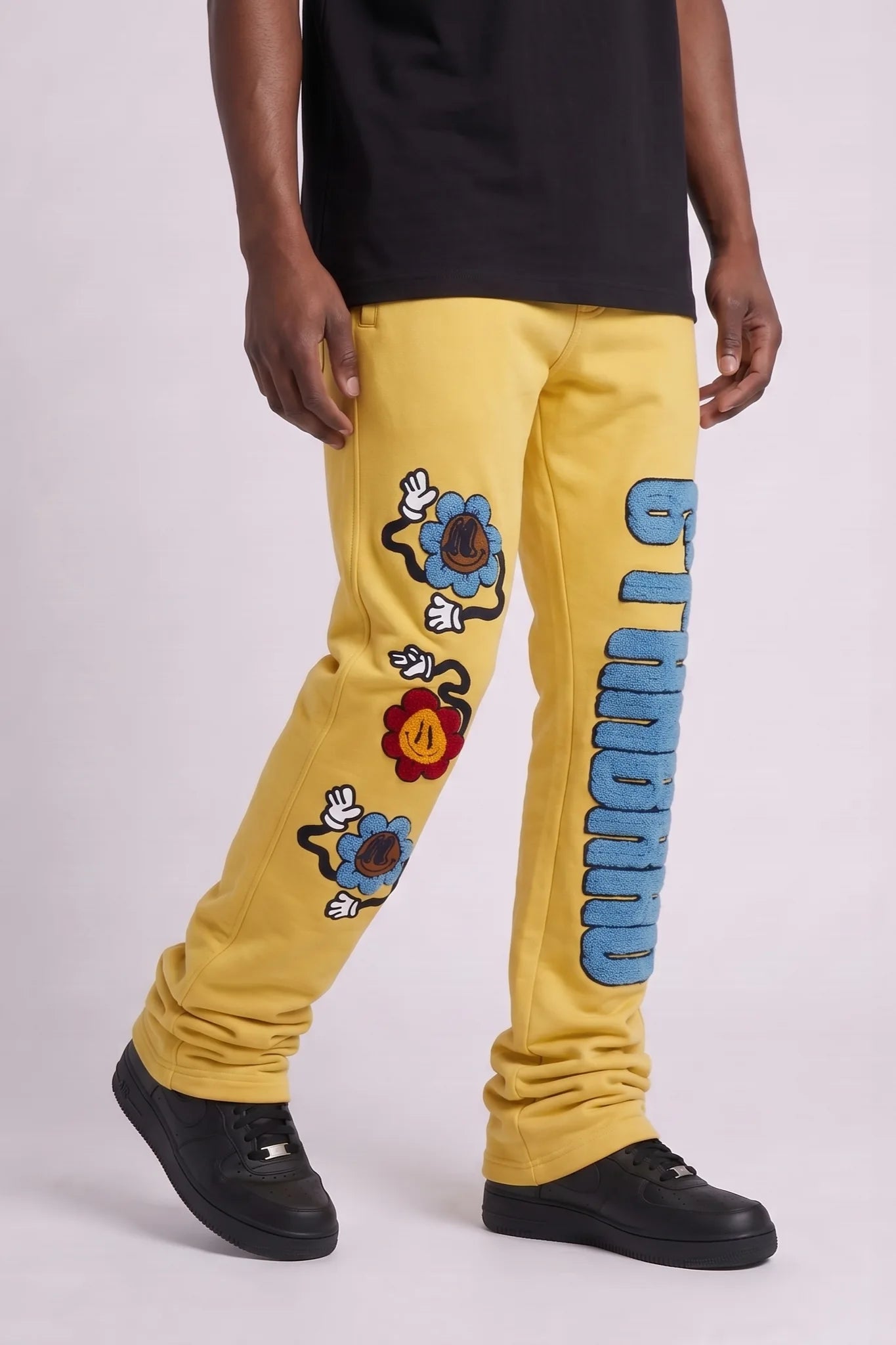 "Simply Living" Fleece Sweatpants Yellow