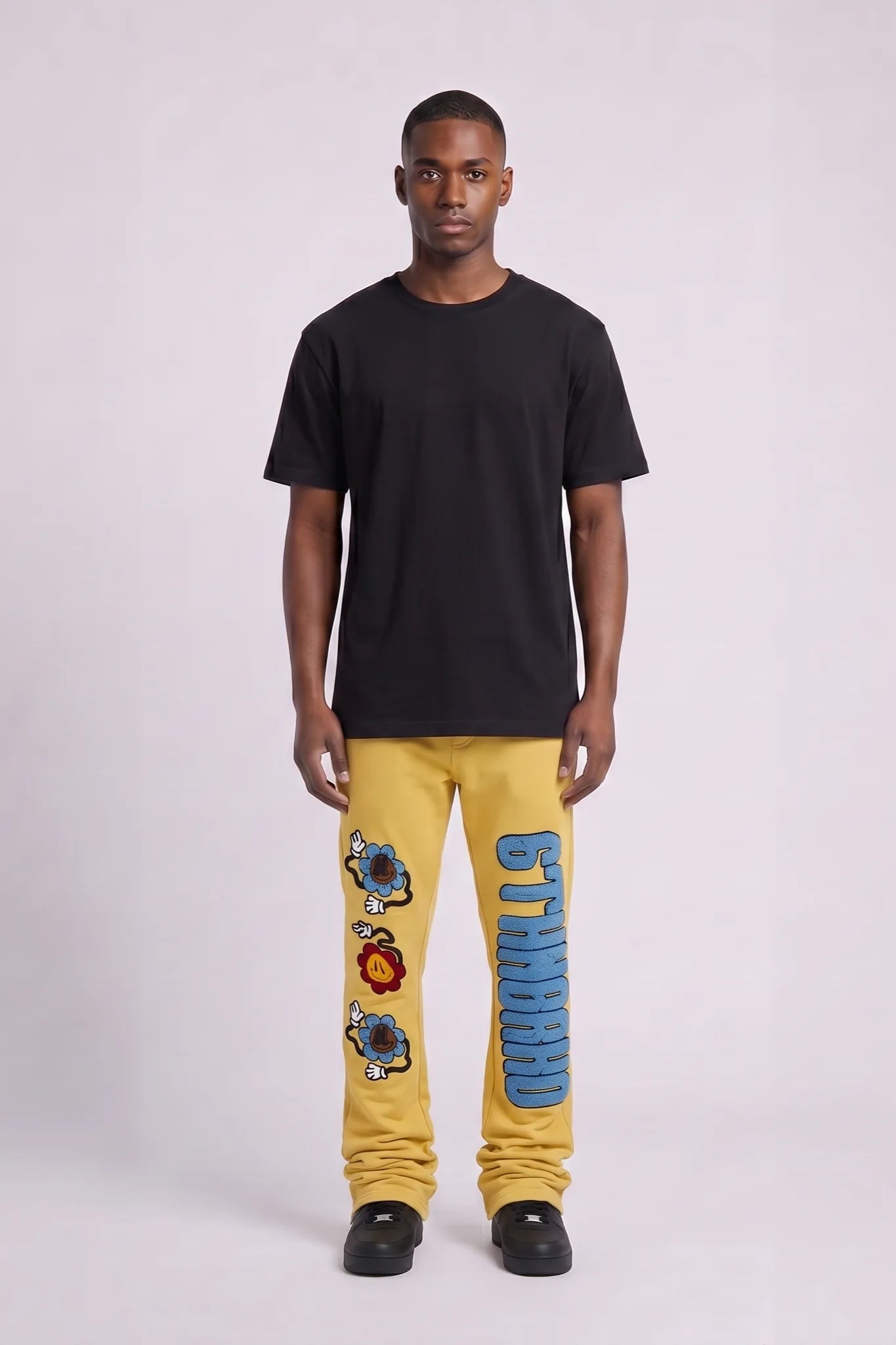 "Simply Living" Fleece Sweatpants Yellow