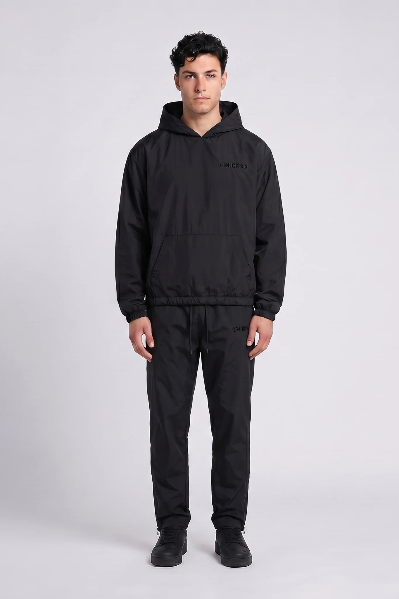 "Sleek" Nylon Jacket Black
