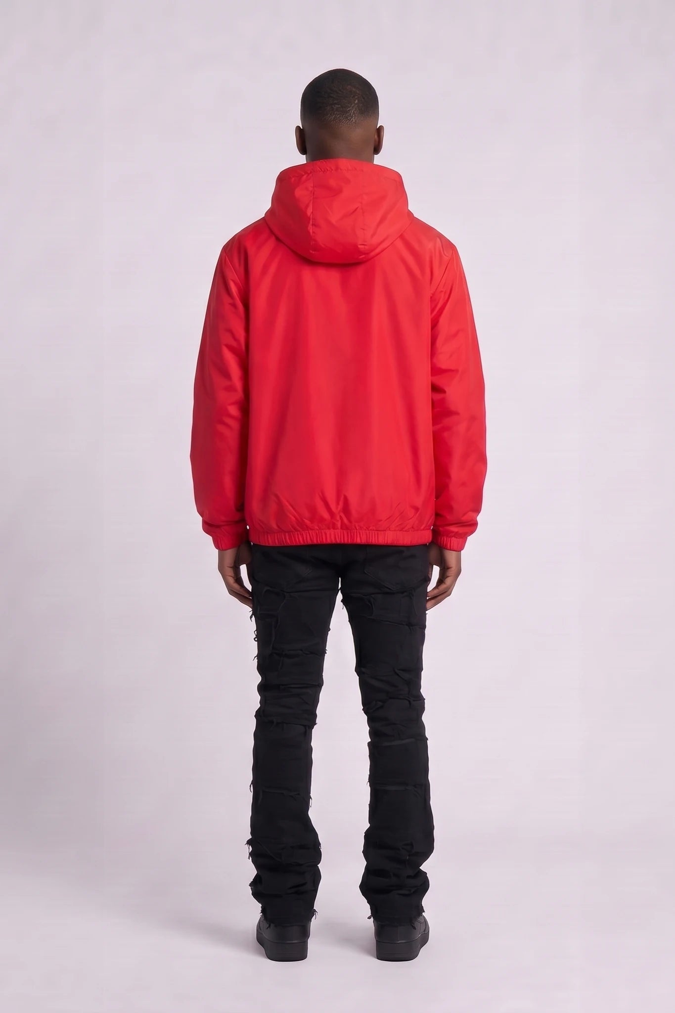 "Sleek" Nylon Jacket Red