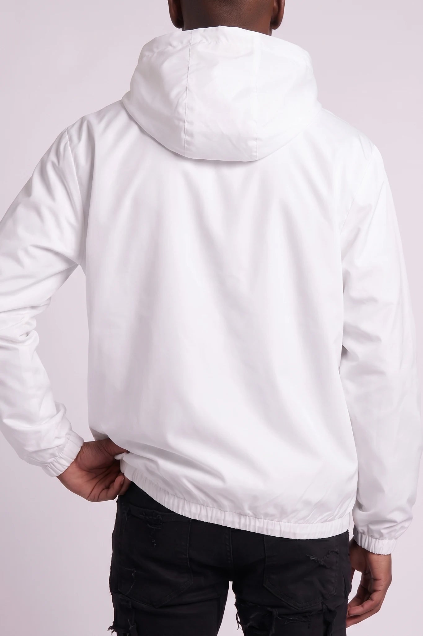 "Sleek" Nylon Jacket White