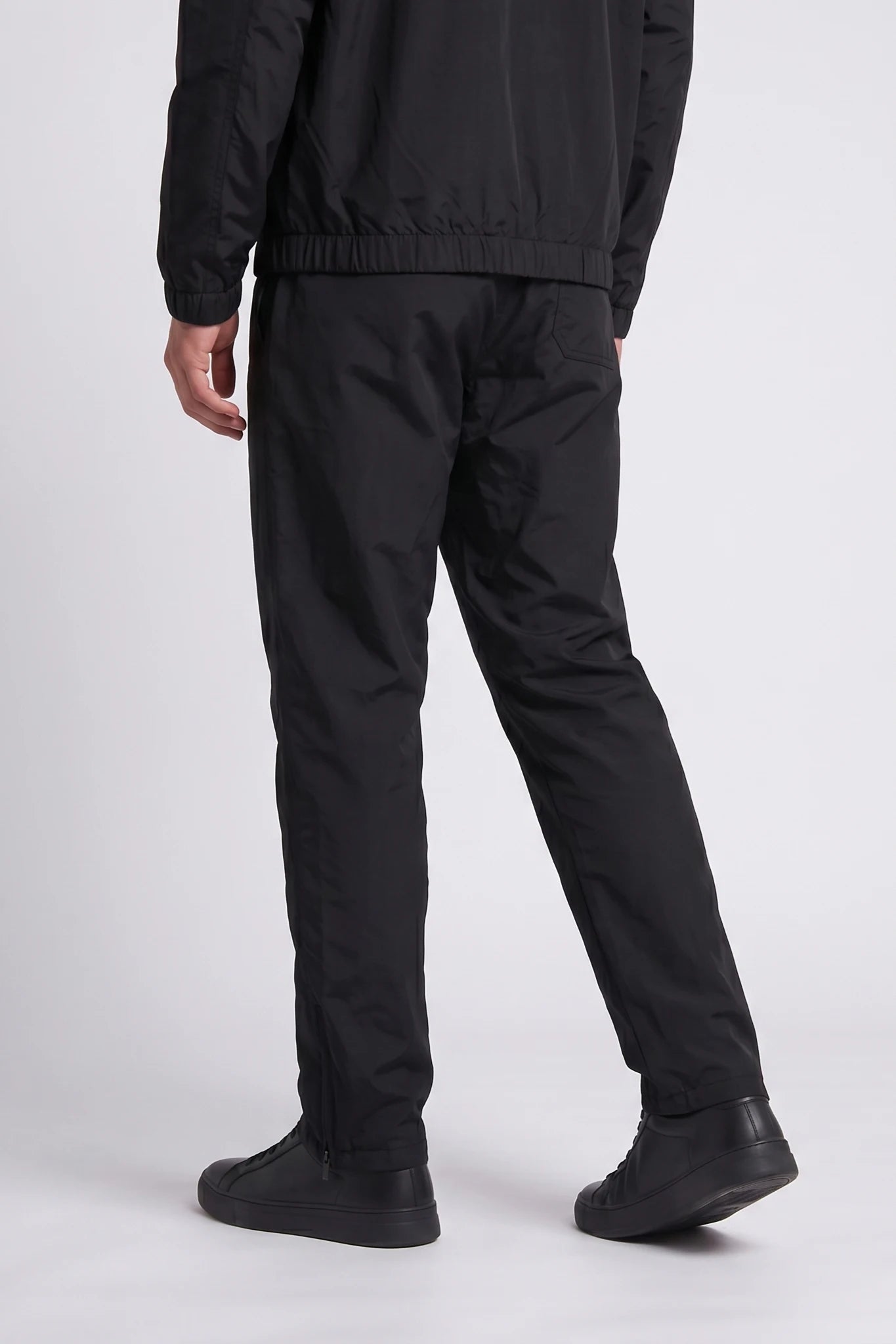 "Sly" Nylon Puffer Pants Black