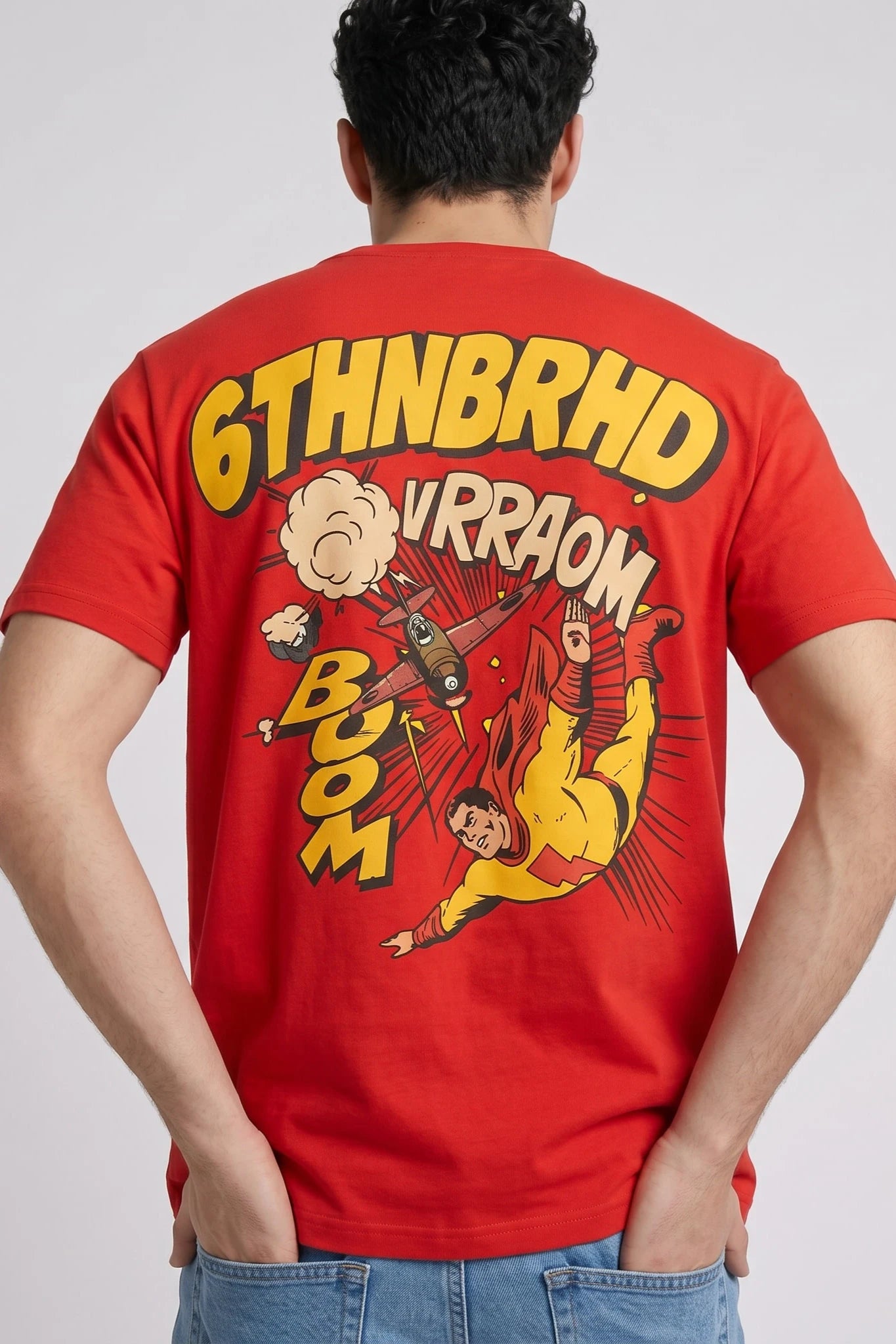 "Hero" Graphic Tee Red