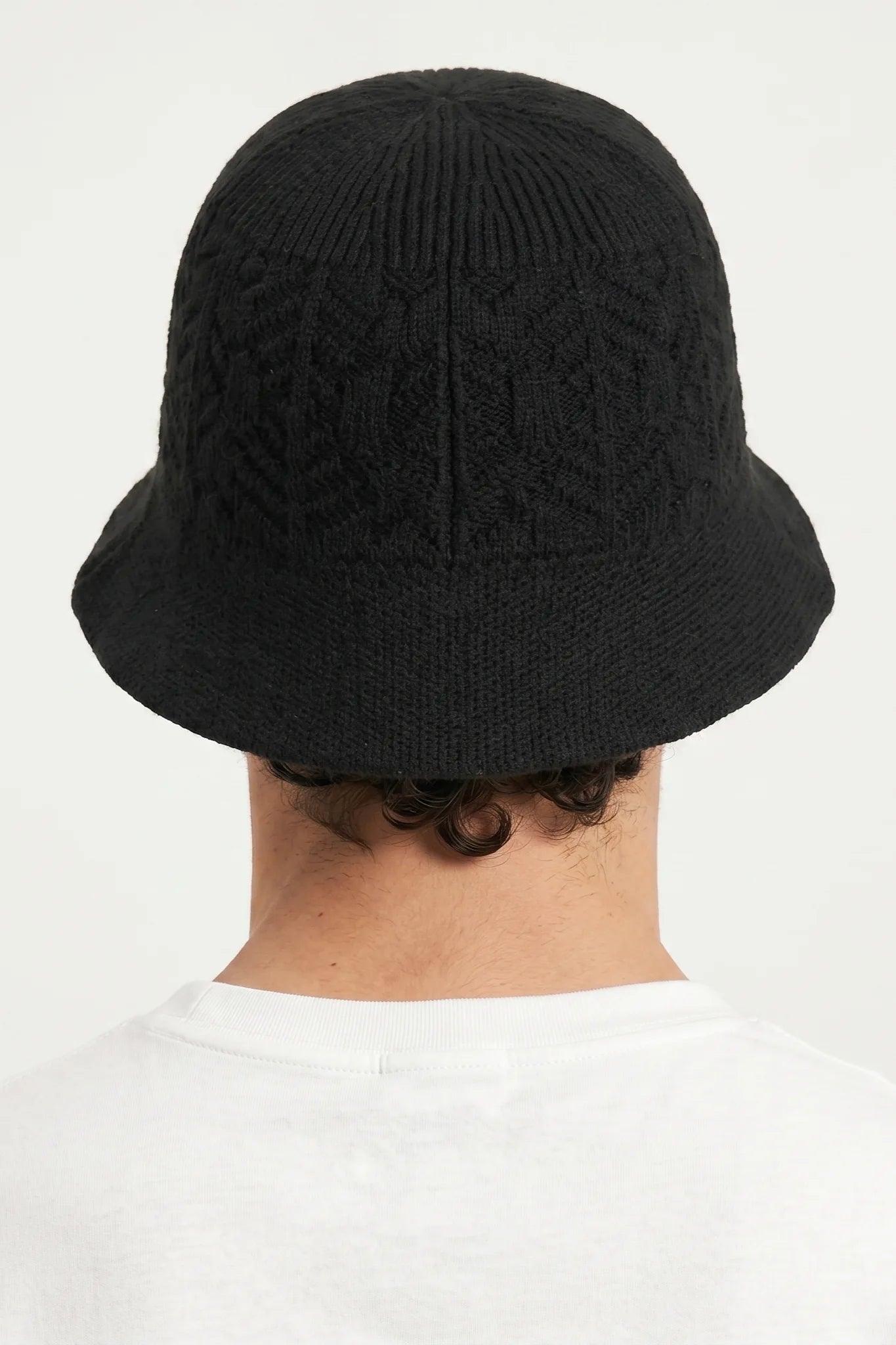 "Tiki" Bucket Hat Black